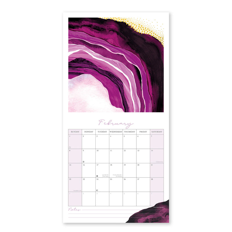 Natural Phenomenon 12 month Wall Calendar 2026