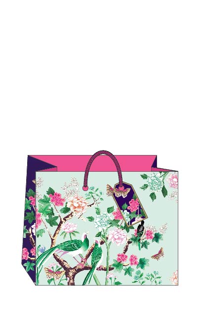 Chinoiserie Gift Bag - Landscape