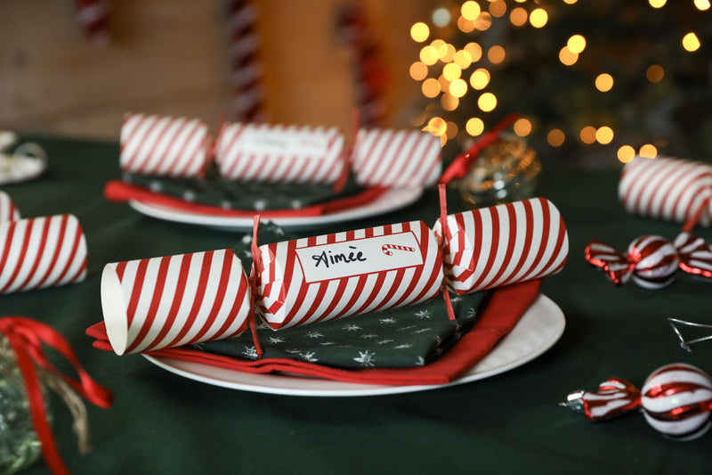 Candy Cane 12″ Crackers - Pack Of 12