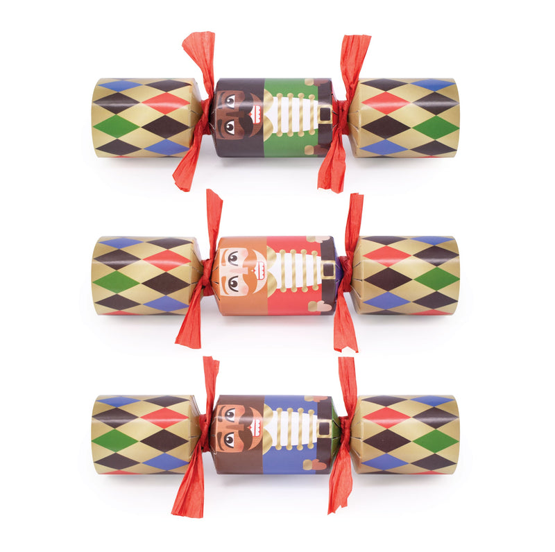 Mini Nutcracker 6″ Crackers - Pack Of 6
