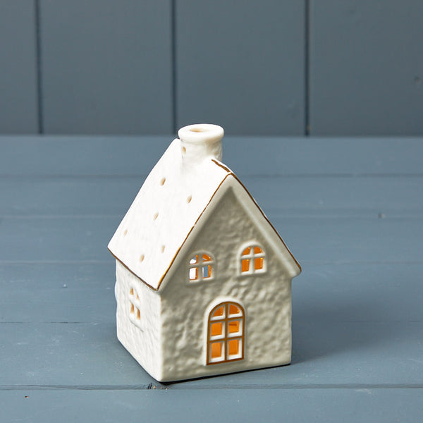 Ceramic Tea Light House Decoration