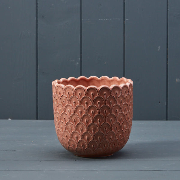 Pink Ceramic Pot -12.5cm