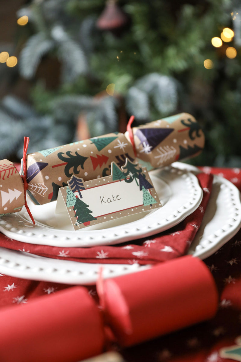 Christmas Forest Place Cards - Pack Of 6