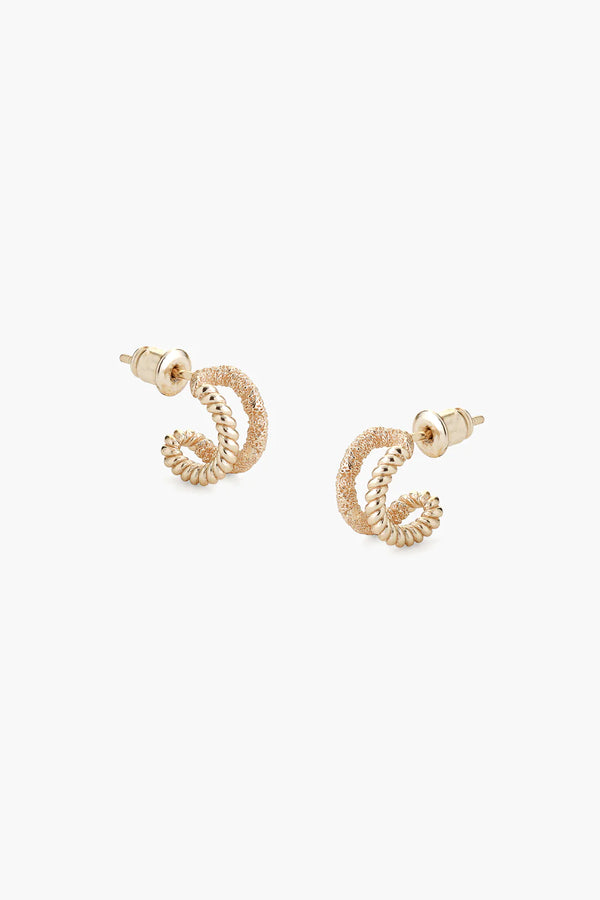 Braid Earrings - Gold