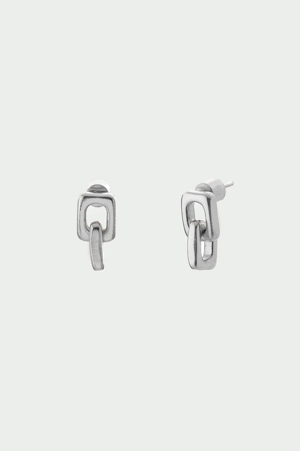 Link Earrings - Silver