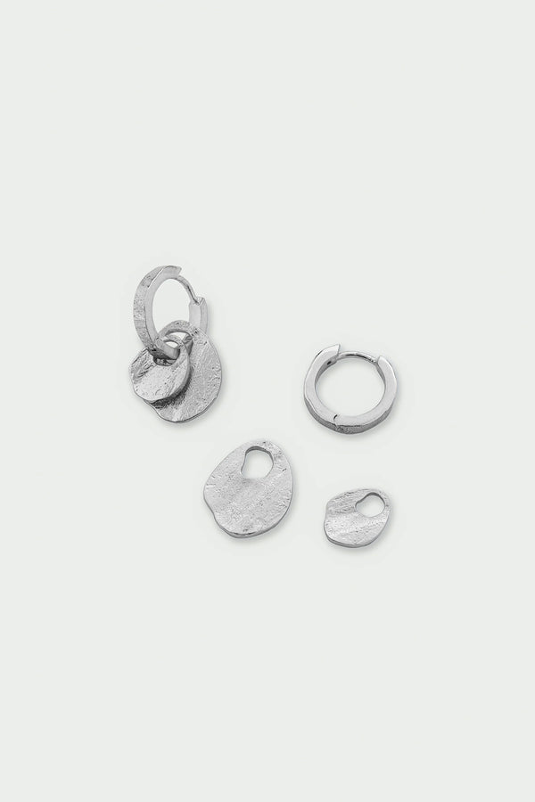 Bala Earrings - Silver
