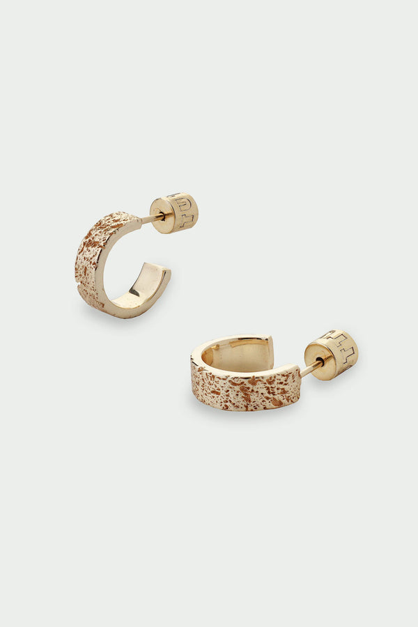 Time Earrings - Gold