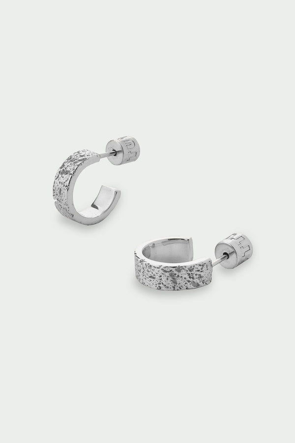 Time Earrings - Silver