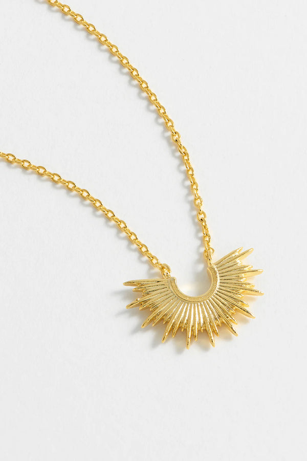 Half Sunburst Necklace