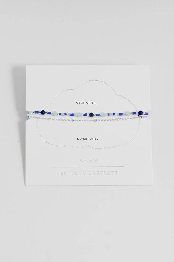 Mini Blue Duo Chain Bracelet