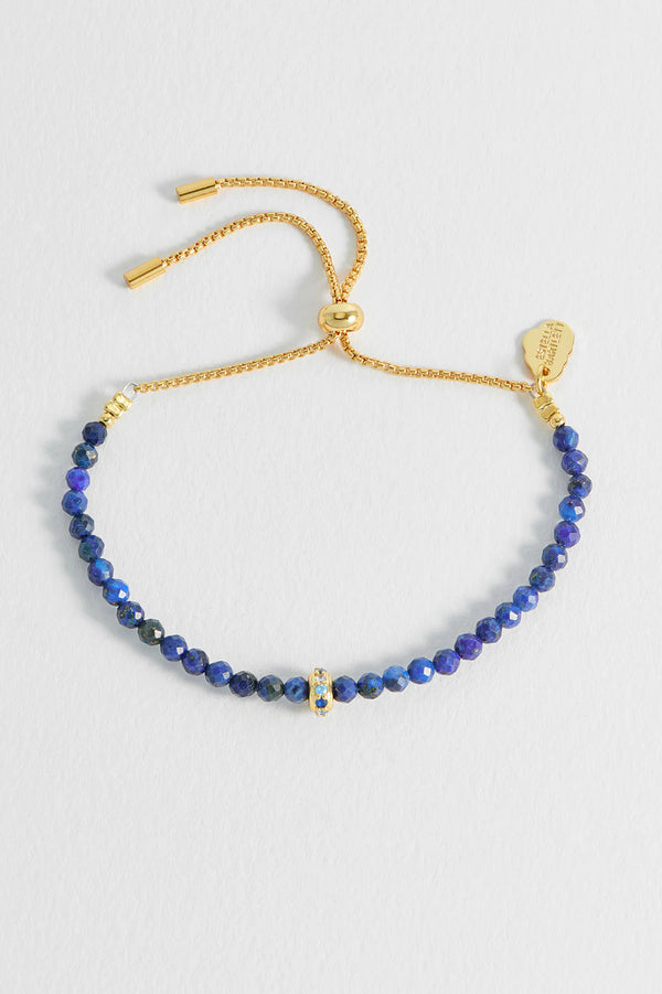 Lapis Lazuli Disc Amelia Bracelet
