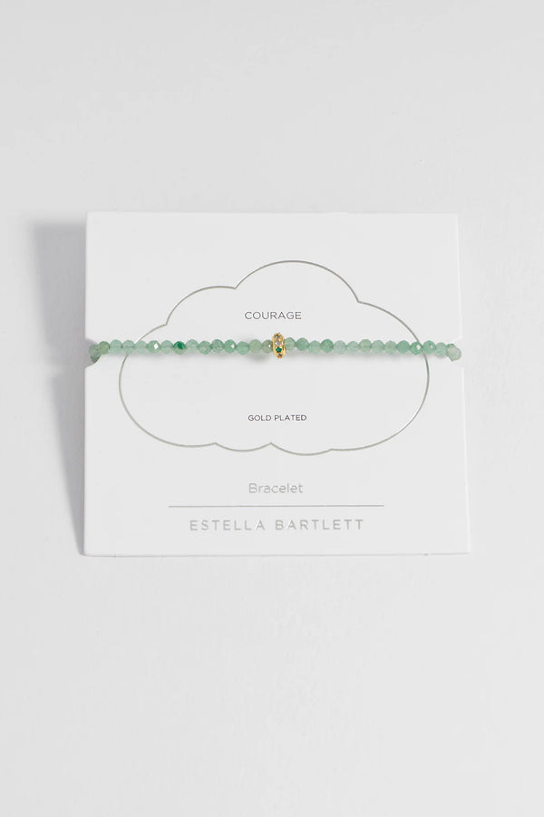 Green Aventurine Disc Amelia Bracelet