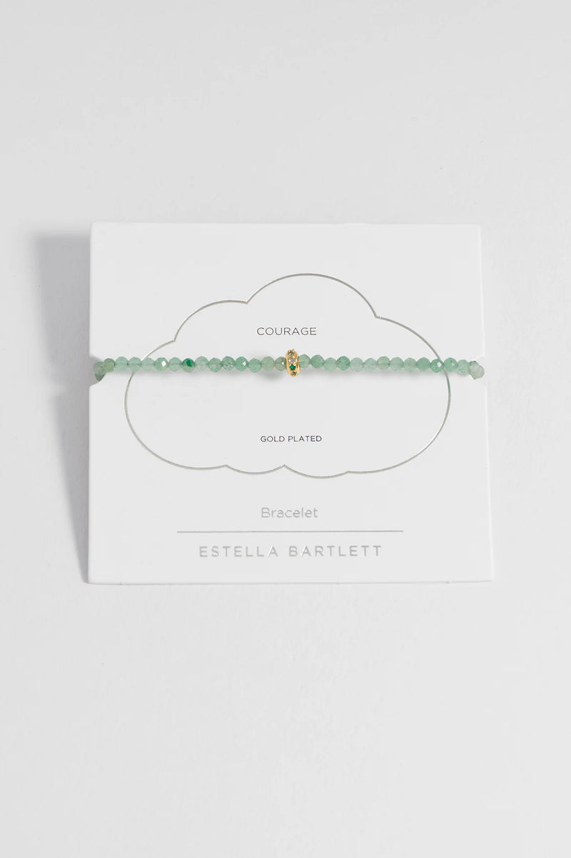 Green Aventurine Disc Amelia Bracelet