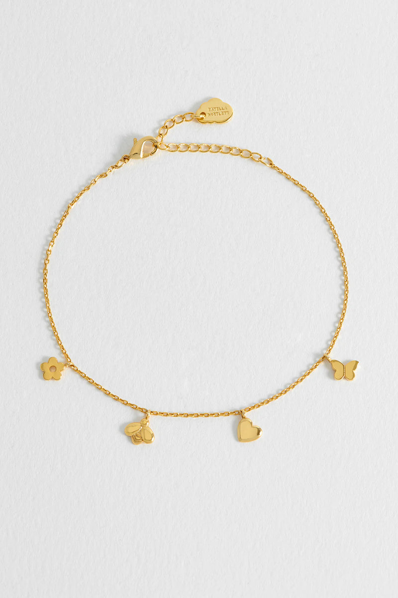 Bee & Butterfly Charm Bracelet