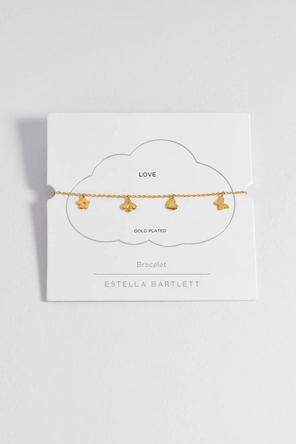 Bee & Butterfly Charm Bracelet