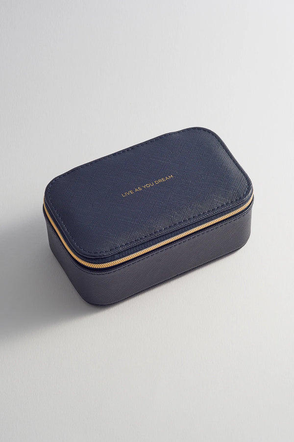 Mini Jewellery Box - Navy