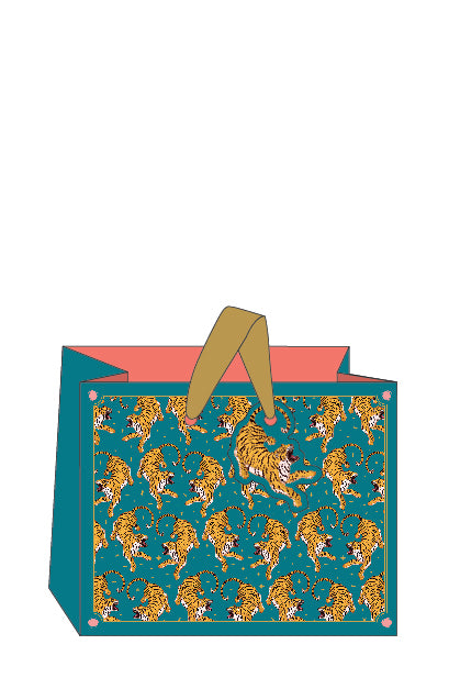 Soulmates Tiger Gift Bag - Landscape