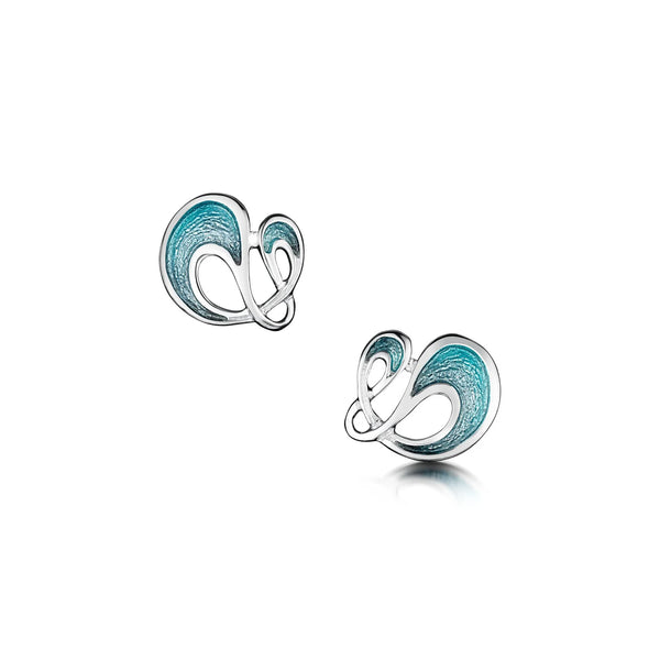 Storm Enamel in Sterling Silver - Small