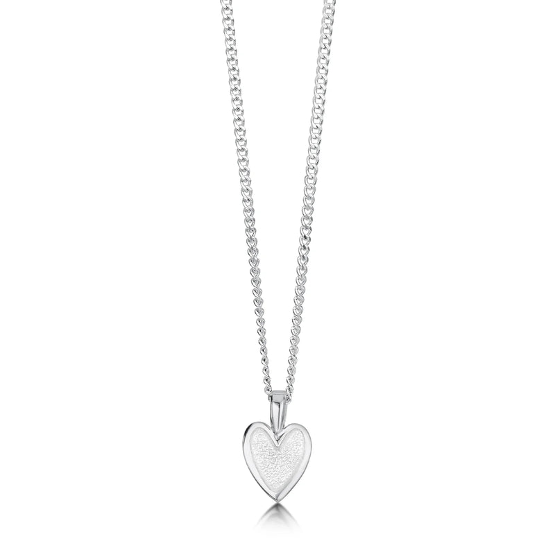 Secret Hearts Pendant in Crystal Enamel