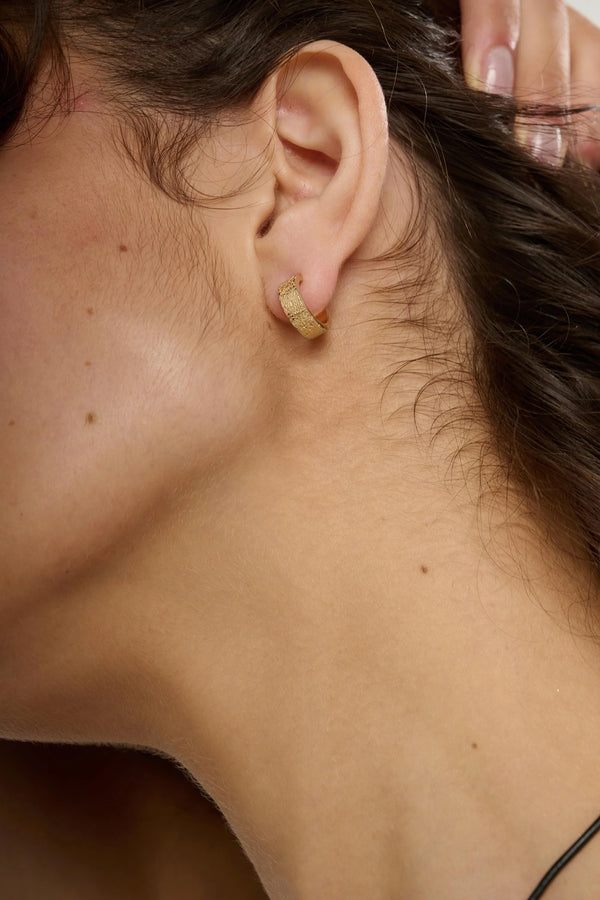Time Earrings - Gold