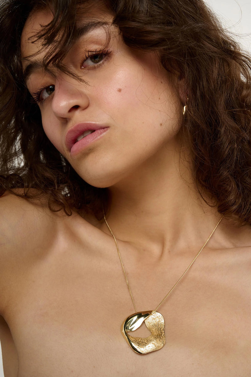 Wave Necklace - Gold