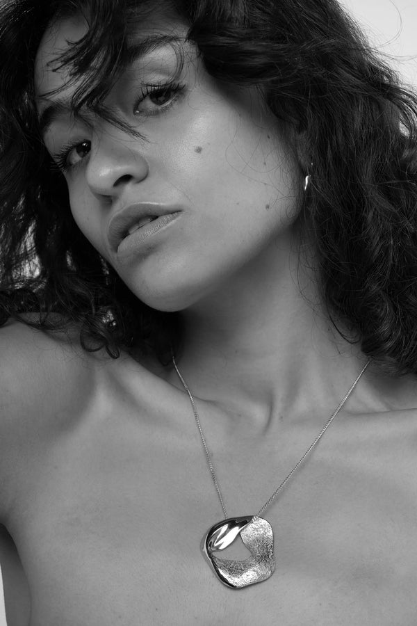 Wave Necklace - Silver