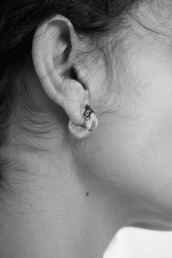 Wave Earrings - Silver