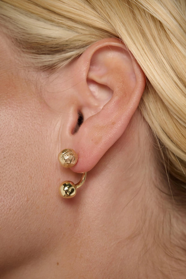Tideform Earrings - Gold