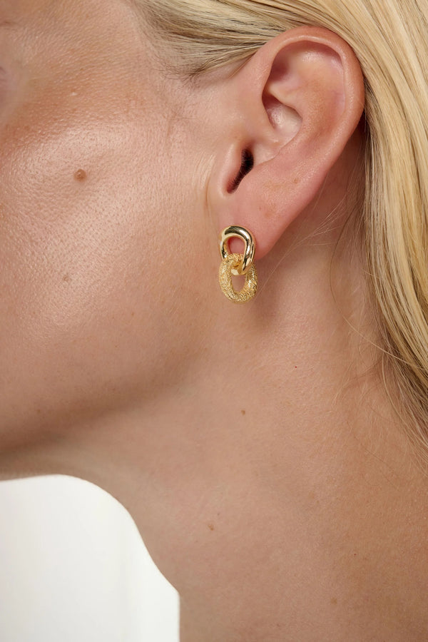 Bind Earrings - Gold