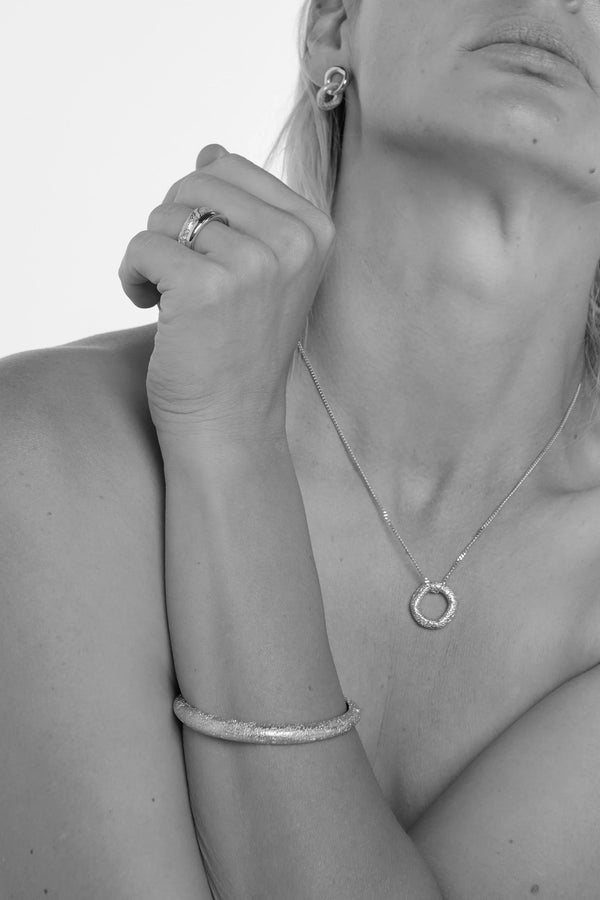 Journey Bangle - Silver