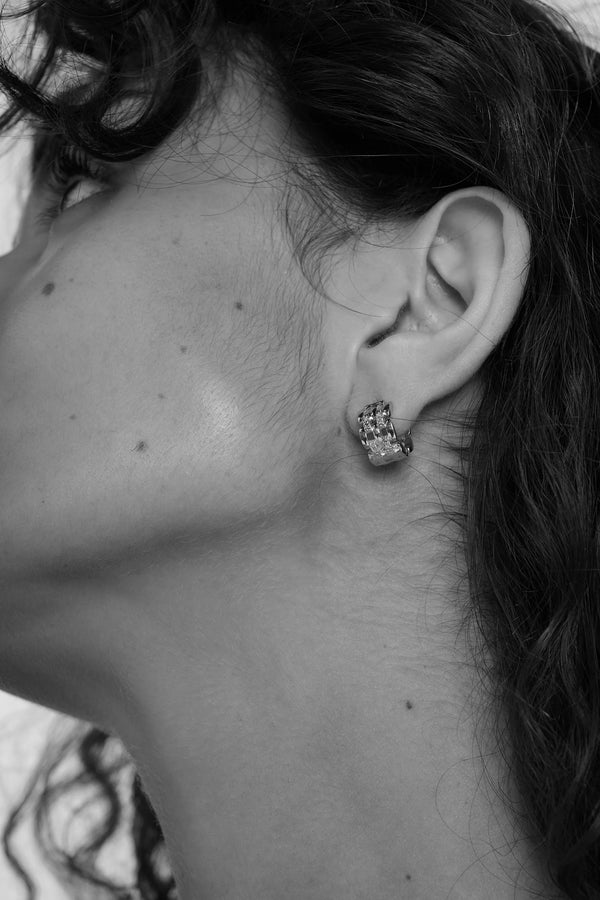 Linear Earrings - Silver