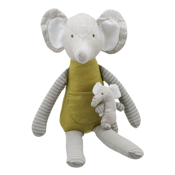 Elephant Family Soft Toy