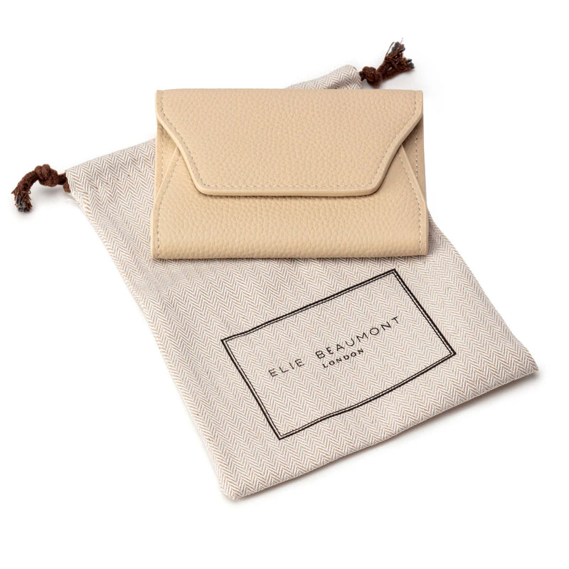 Elie Beaumont Cardholder Wallet - Stone