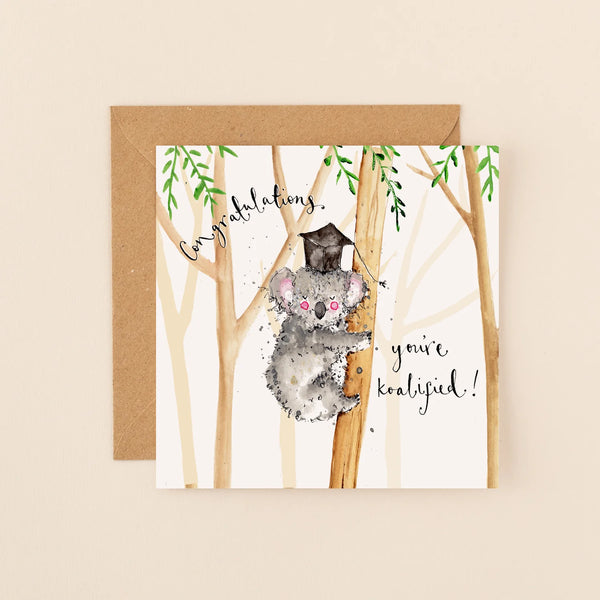 Koala Graduation Card