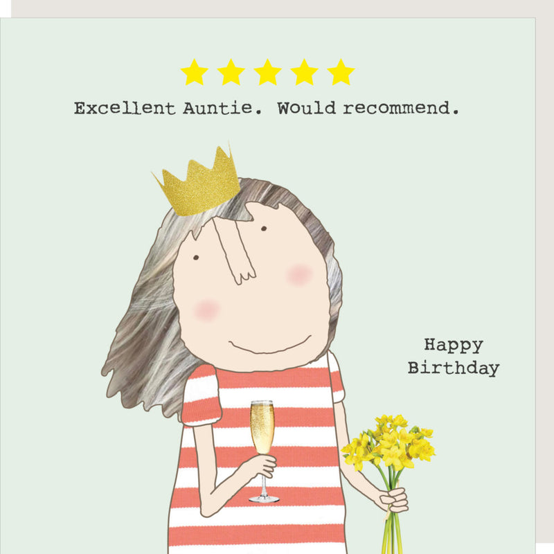 Five Star Auntie Card