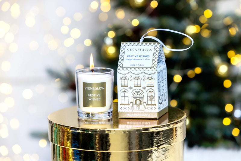 Festive Wishes  Scented Votive Candle