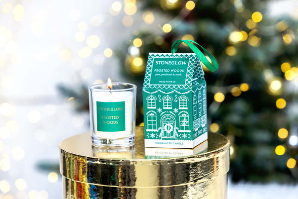 Frosted Woods Scented Votive Candle