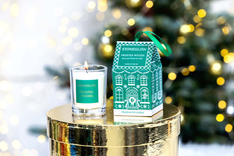 Frosted Woods Scented Votive Candle