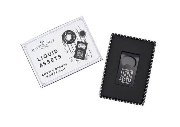 Dapper Chap Liquid Assets Bottle Opener Money Clip