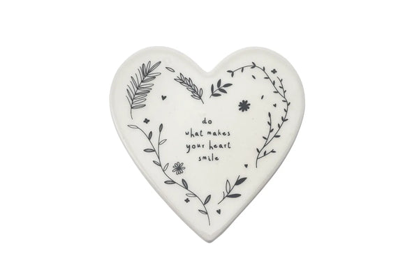 'Your Heart Smile' Heart Coaster