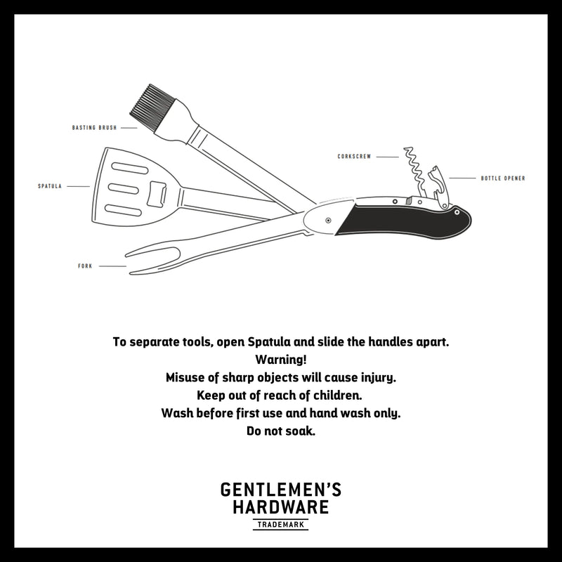 Gentlemen's Hardware BBQ Multi - Tool