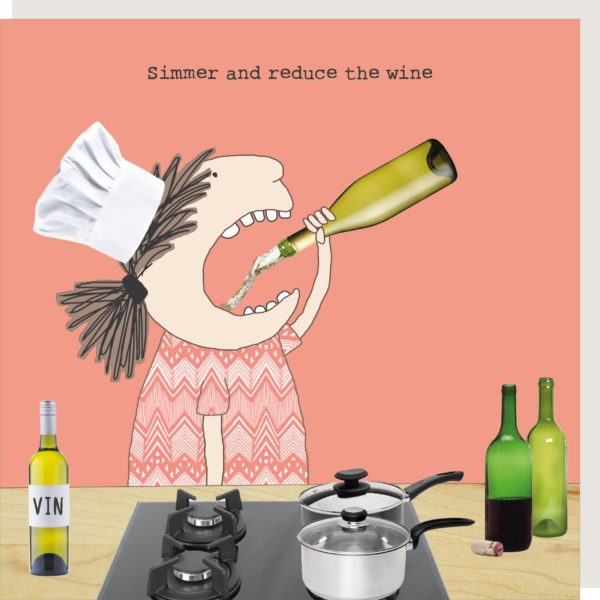Reduce Wine Birthday Card