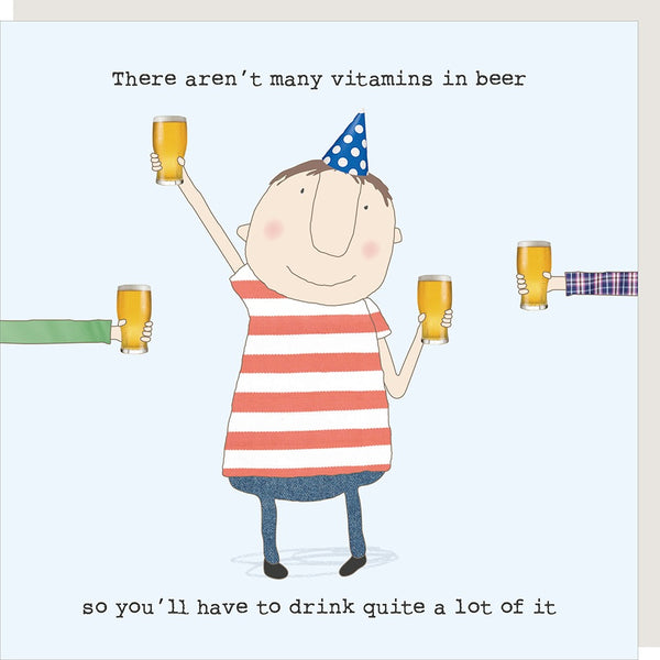 Beer Vitamins Card