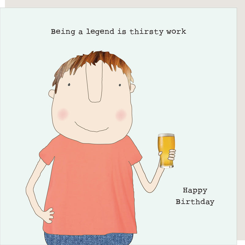 Thirsty Work Card