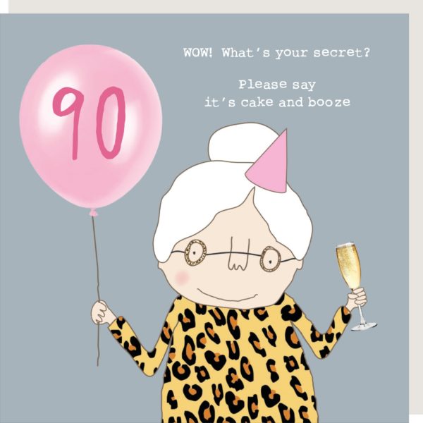 Girls 90 Secret Card