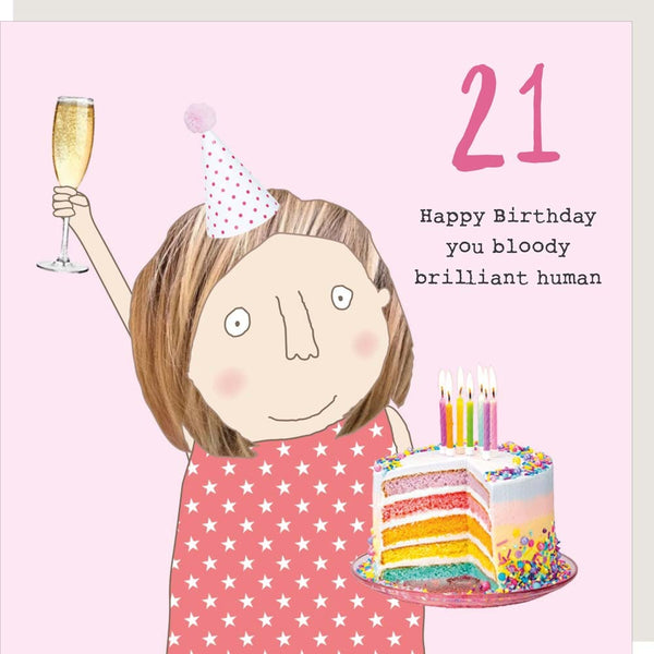 Girl 21 Brill Human Card