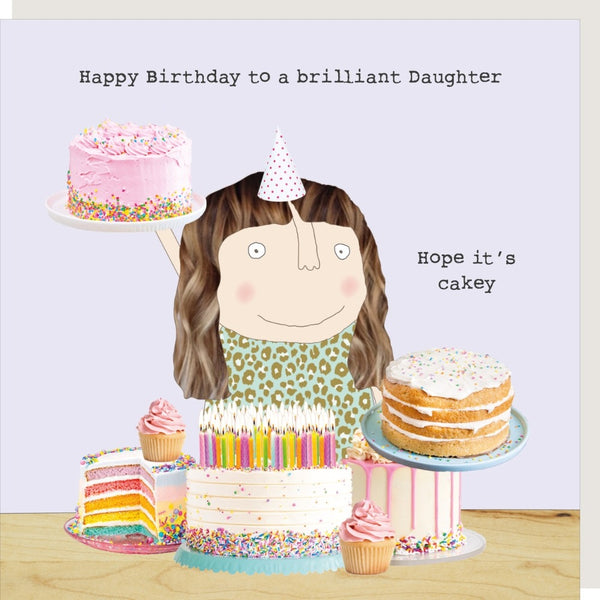 Daughter Cakey Card