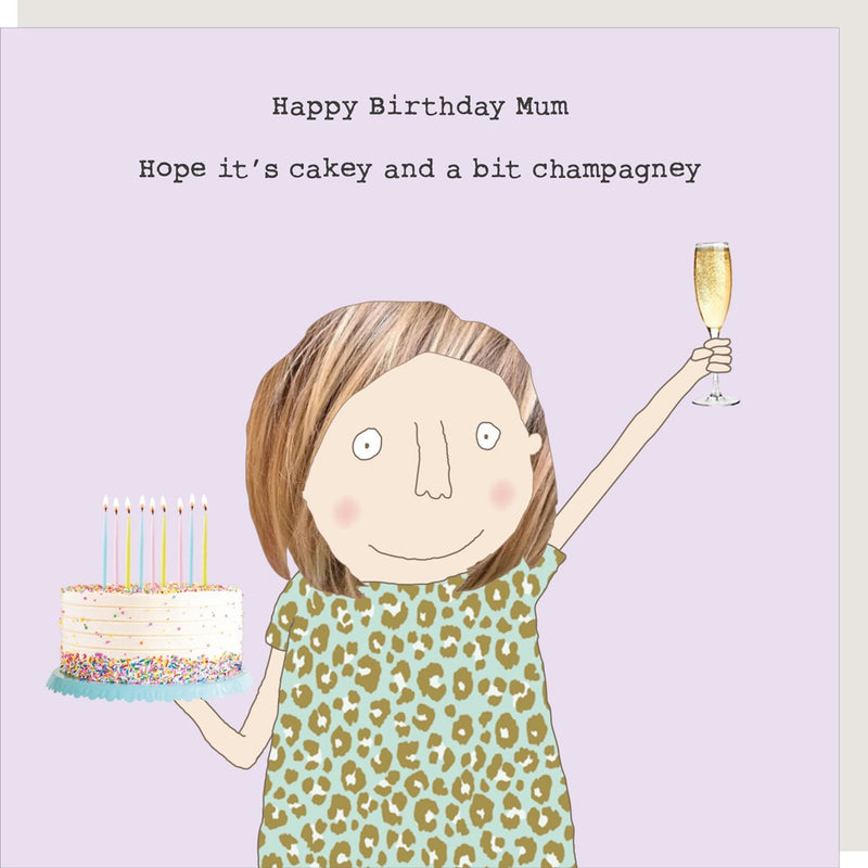 'Mum Cakey' Birthday Card