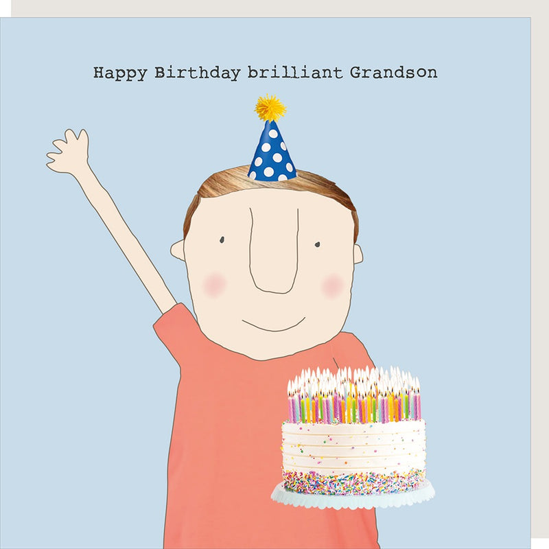 Brilliant Grandson Card