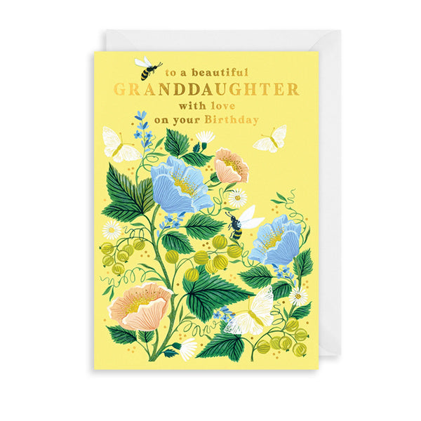 Beautiful Granddaughter Birthday Card